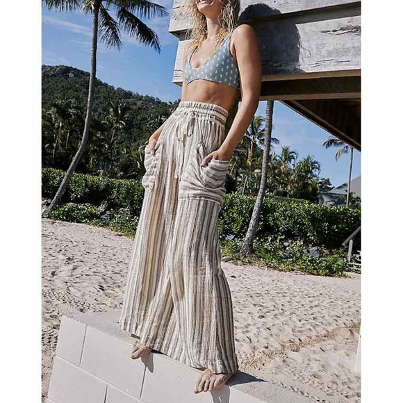 Free People Pants - Free People Jones Beach Wide Leg Pants